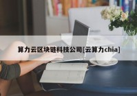 算力云区块链科技公司[云算力chia]